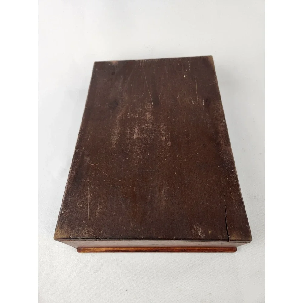 VTG Antique Wood Drawer Tray *Needs Repair* Handmade Small Box Divider‎